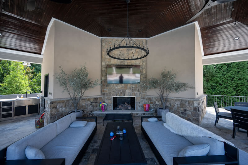 Outdoor Fireplace